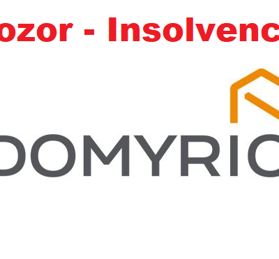 DOMYRIO s.r.o. v insolvenčním řízení: Informace pro věřitele