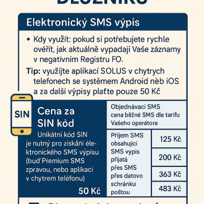 Výpis z registru dlužníků